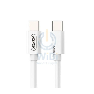 Aspor A108L Charging Cable - USB-C To USB-C / 2 Meters