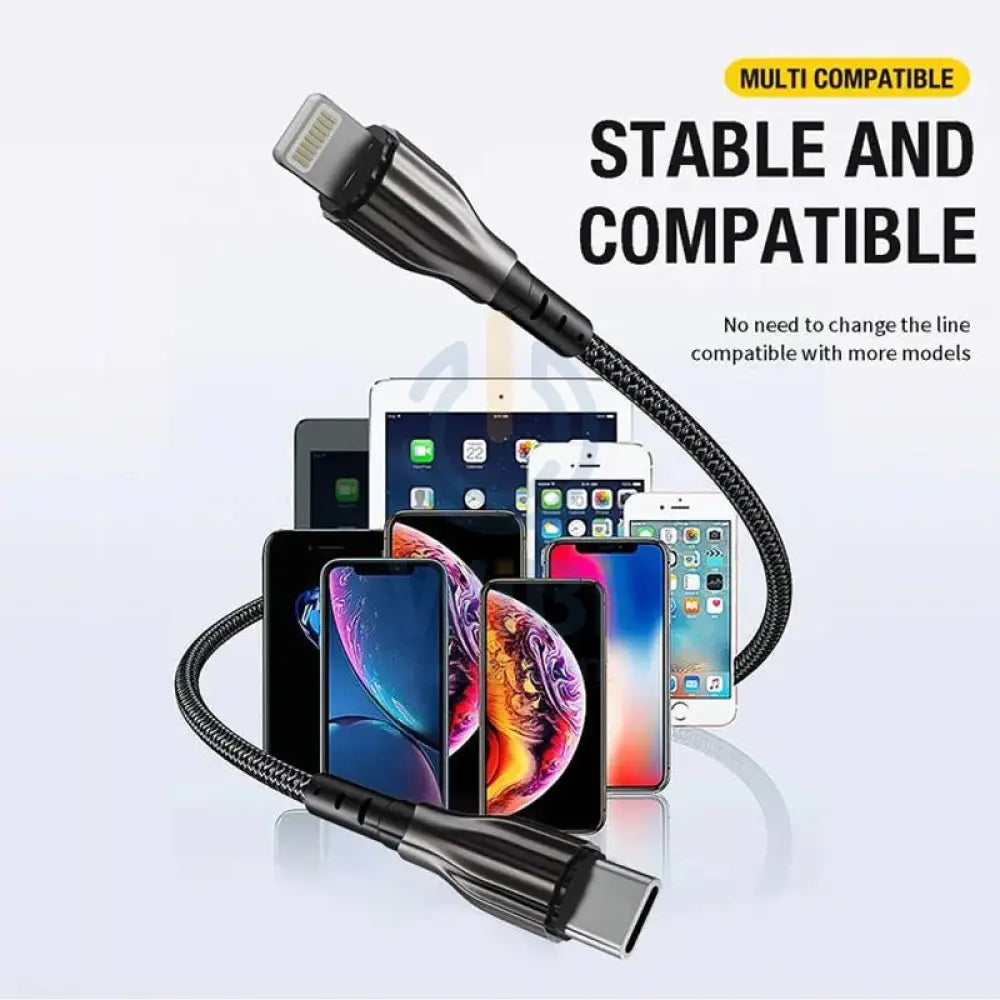 Aspor A110 Charging Cable - USB-C To Lightning / 20W / 1 Meter Accessories > Cables & Converters > Cables