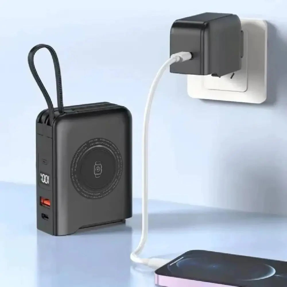 ASPOR A380 Power Bank and Charger - 10,000mAh / 35W / Black Accessories > Power Bank