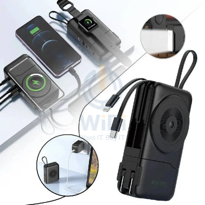 ASPOR A380 Power Bank and Charger - 10,000mAh / 35W / Black Accessories > Power Bank