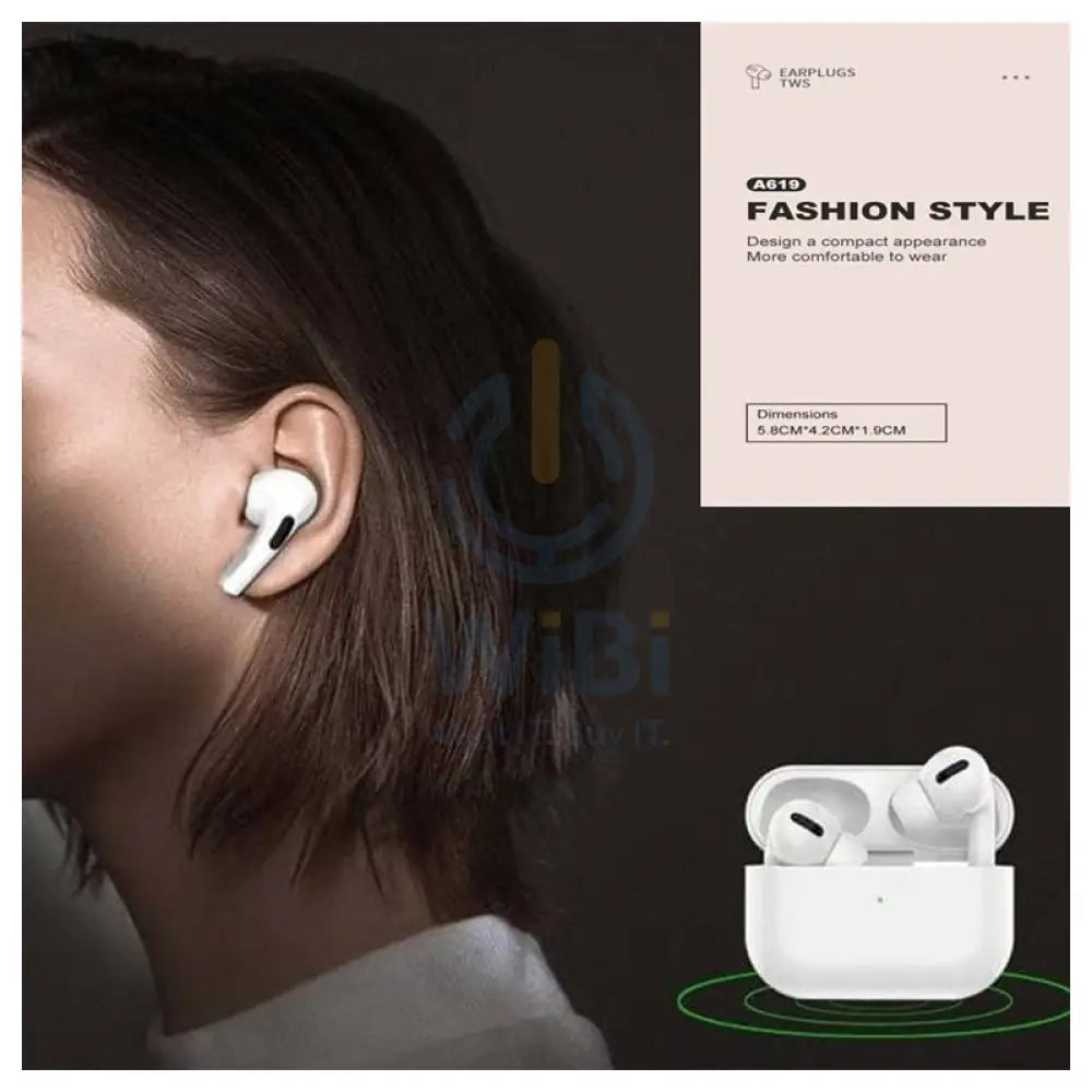 اسبور A619 ايربود برو - بلوتوث / 10 متر / أبيض اكسسوارات > الصوت > سماعات الرأس > منطقة العرض