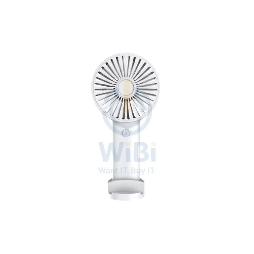 ASPOR A701 Portable USB Rechargeable Fan With Phone Holder – White Accessories > Other Accessories