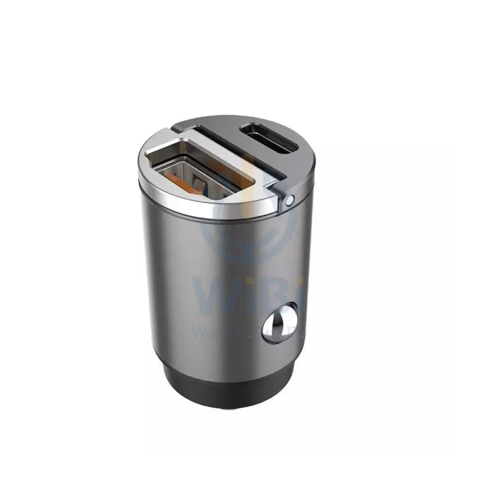 Aspor A908 Power Delivery Fast Car Charger - 30W / Black