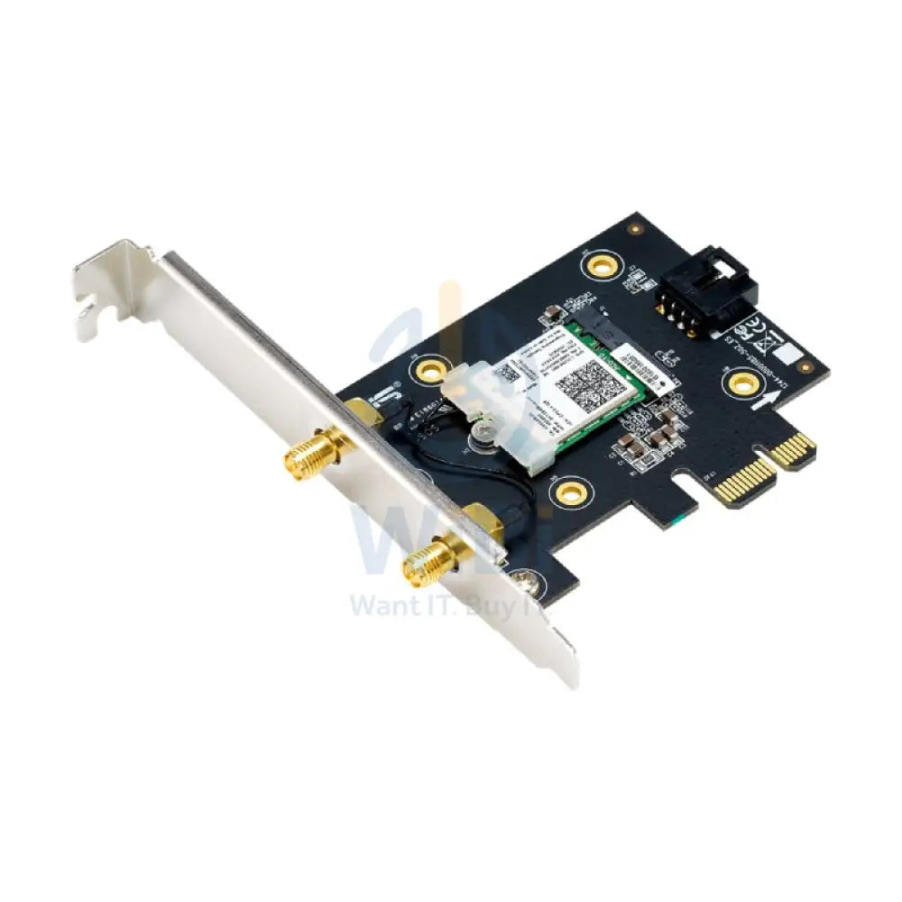 ASUS (PCE-AX3000) Dual Band PCI-E Wi-Fi 6 Adapter - 5GHz (2402 Mbps) / PCI-E Networking Products > Wireless USB Network