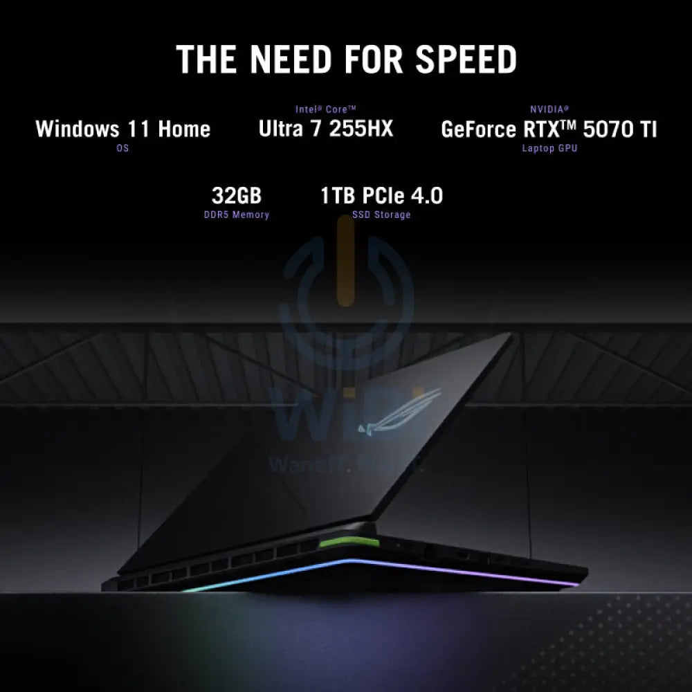 ASUS ROG Strix G16 (2025) G615 - 16’’ FHD+ (1920 x 1200 WUXGA) / Ultra 7 255HX / 32GB / 1TB (NVMe M.2 SSD) / RTX 5070