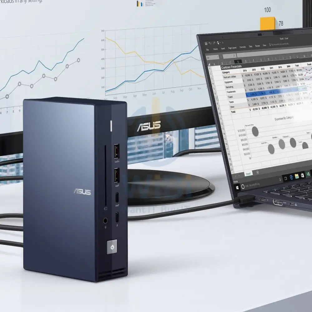 ASUS SimPro Dock 2 - USB 3.0 / HDMI 2.0 / Thunderbolt 3.0 / Smart Card Reader Accessories > Docking Station