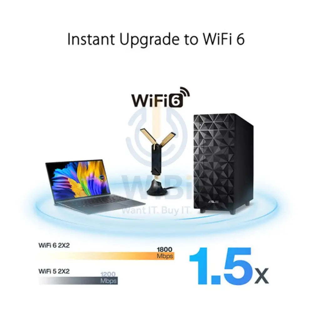 آسوس يو اس بي AX1800 لاسلكي باند يو اس بي واي-فاي محول - يو اس بي/ WPA3 منتجات الشبكة > الشبكة بطاقة الشبكة