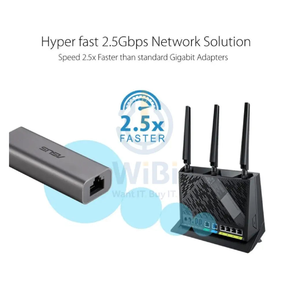 ASUS (USB-C2500) Ethernet Adapter - USB 3.2 Gen1 Type-A / LAN Networking Products > Wireless USB Network Adapter