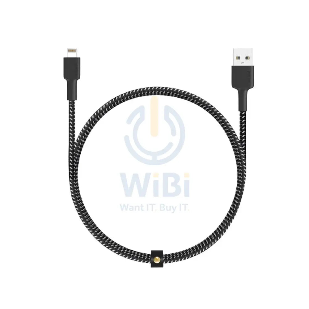 AUKEY Braided Nylon MFI Lightning Sync & Charge Cable - 2m / Black Accessories > Cables & Converters > Cables > Offer