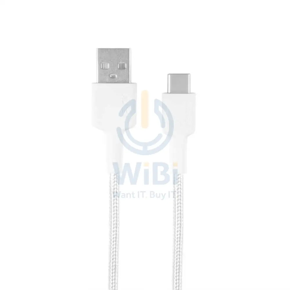 AUKEY Braided Nylon USB 2.0 to USB-C Cable - 0.9m / White Accessories > Cables & Converters > Cables > Offer Zone