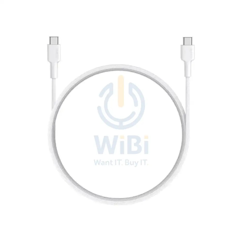 Aukey Braided Nylon USB-C to USB-C Cable(0.9m) - White Accessories > Cables & Converters > Cables