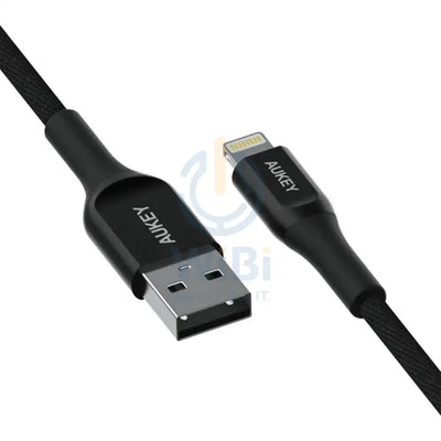 AUKEY Kevlar كور لايتننج إلى يو اس بي كابل (1.2 متر / 3.95 قدم) - أسود اكسسوارات > كبلات محولات & محولات > كبلات