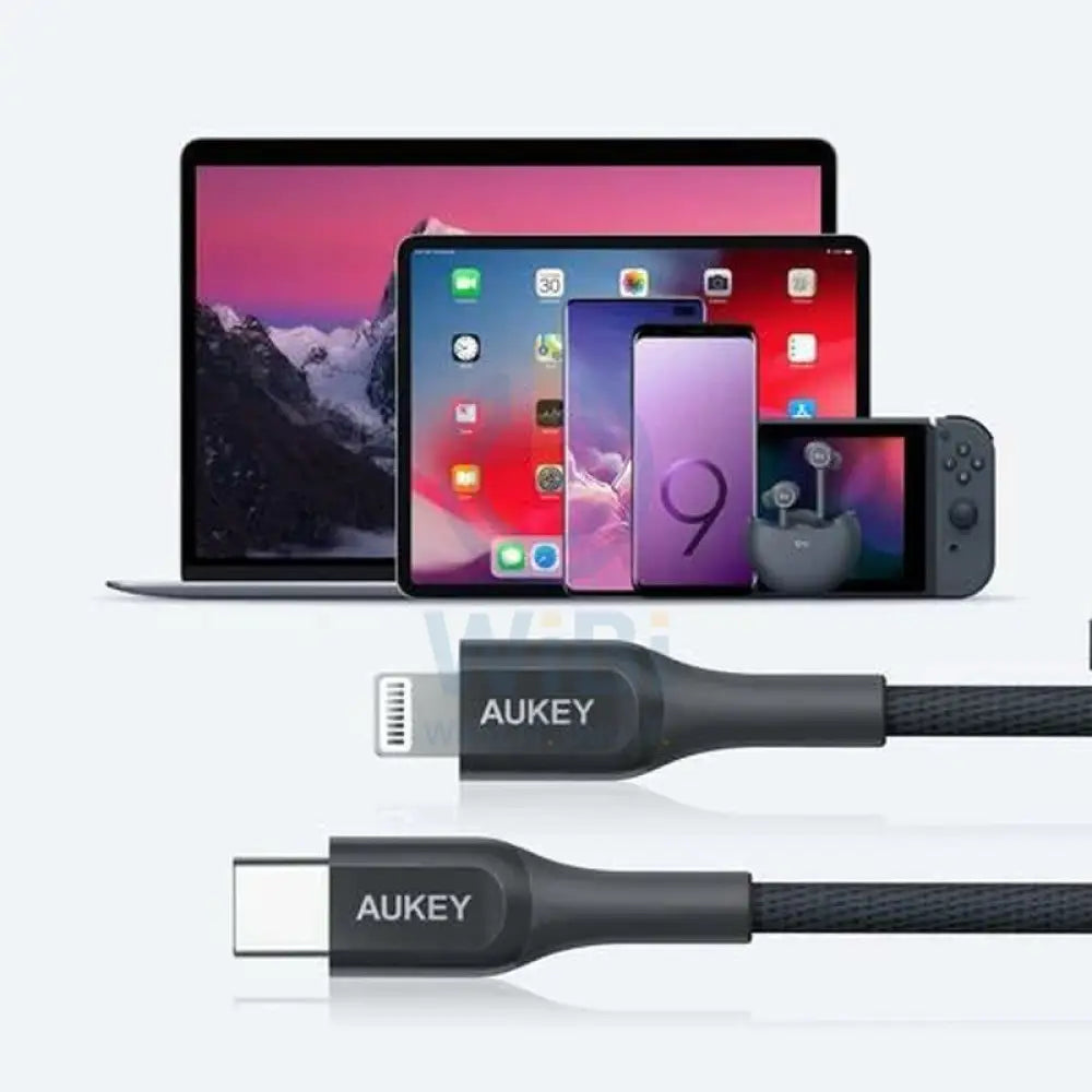 AUKEY Kevlar Core Lightning to USB-C Cable - 1.2m / Black Accessories > Cables & Converters > Cables > Offer Zone