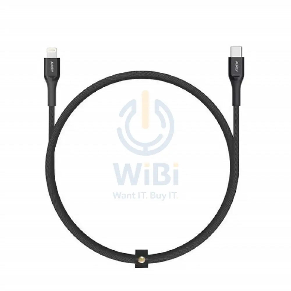 AUKEY Kevlar Core Lightning to USB-C Cable - 2m / Black Accessories > Cables & Converters > Cables > Offer Zone