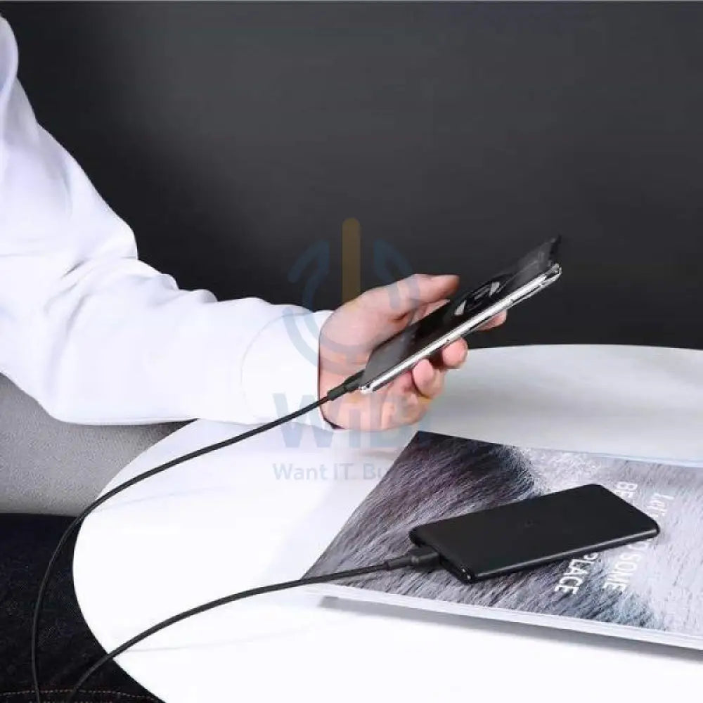 AUKEY MFI Braided Nylon USB-C To Lightning Cable - 2 m / Black Accessories > Cables & Converters > Cables > Offer Zone