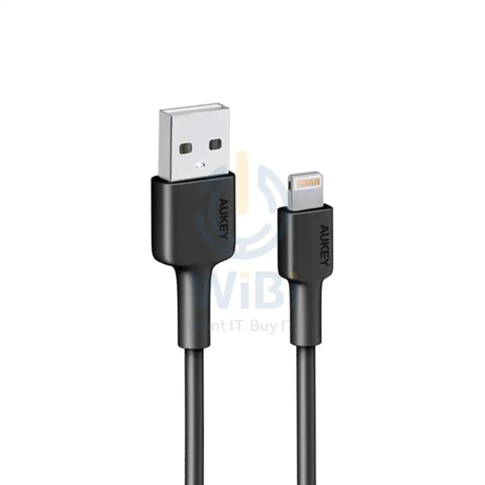 AUKEY Nylon Braided USB-A to Lightning Cable - 0.9m / Black Accessories > Cables & Converters > Cables > Offer Zone
