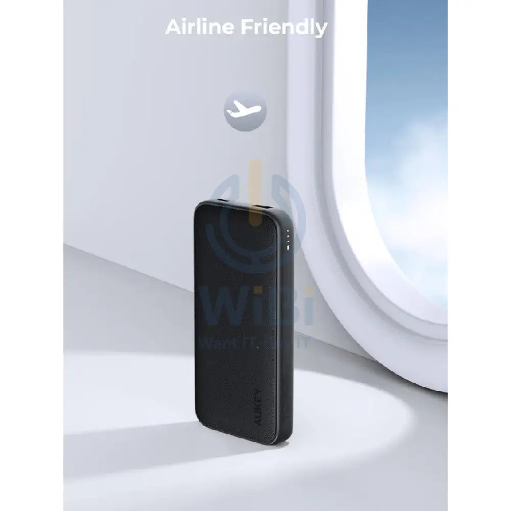 AUKEY PB Y46 Spark Go Fast Charging Power Bank 15W / 10,000mAh / USB A / USB C / Grey Accessories > Power Bank