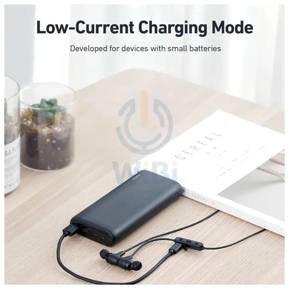 AUKEY Power Bank Fast Charge - 65W / 20,000mAh / Black Accessories > Power Bank