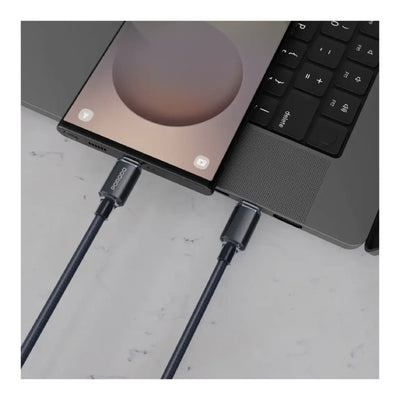 Porodo Braided Cable - USB-C / 60W / 480Mbps / 1 Meter / Black