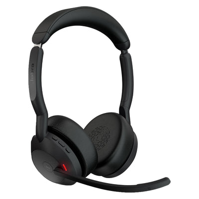 Jabra Evolve2 55 Link380a USB-A MS Stereo Headphone - Wireless / Black