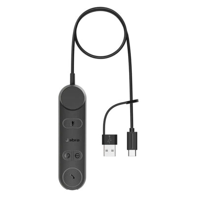 Jabra Engage 50 II USB-C/A UC Stereo with Engage 50 II Link Headphone - Wired / 1.6 Meter / Black