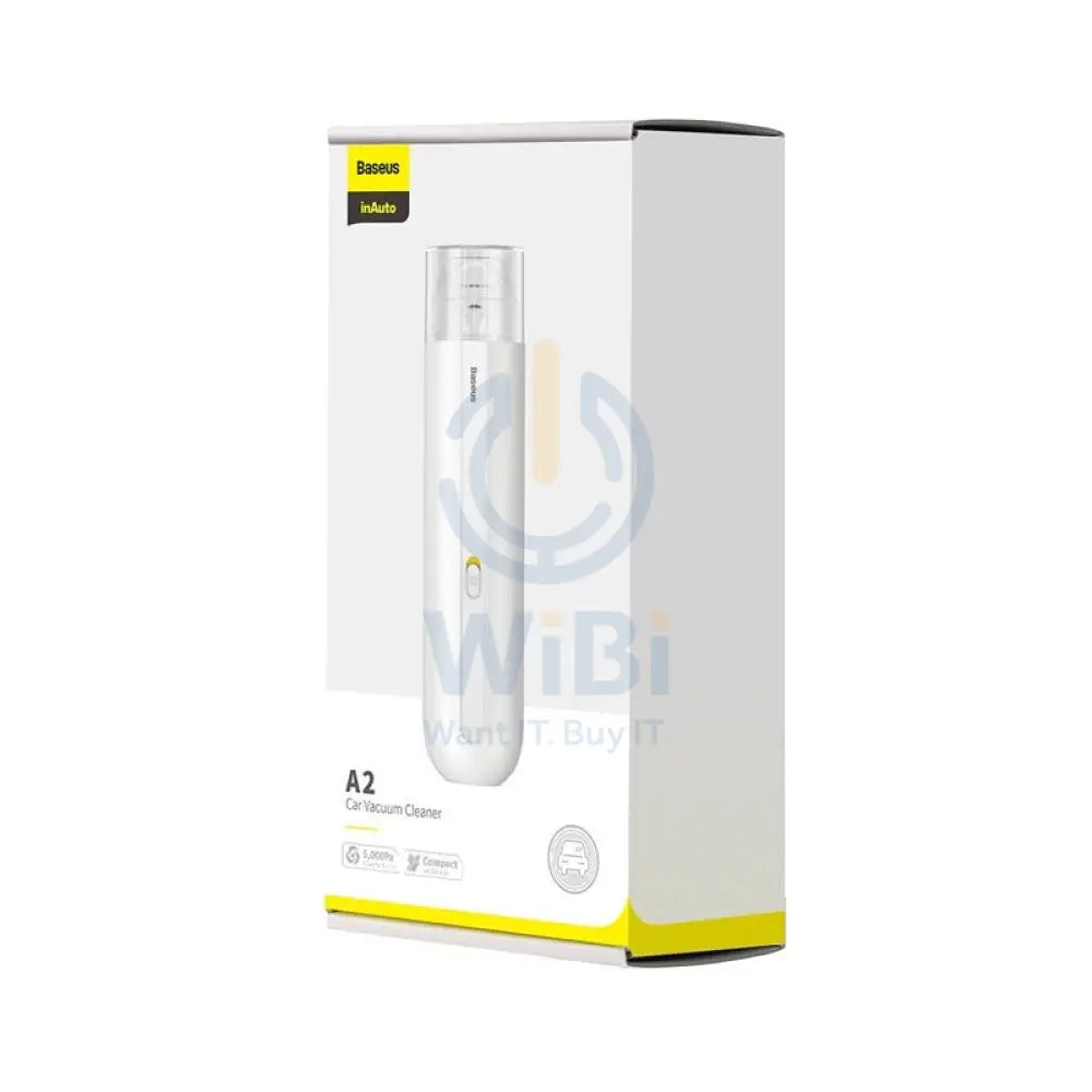 Baseus A2 Car Vacuum Cleaner - 5000pa Suction / White Accessories > Smart Devices