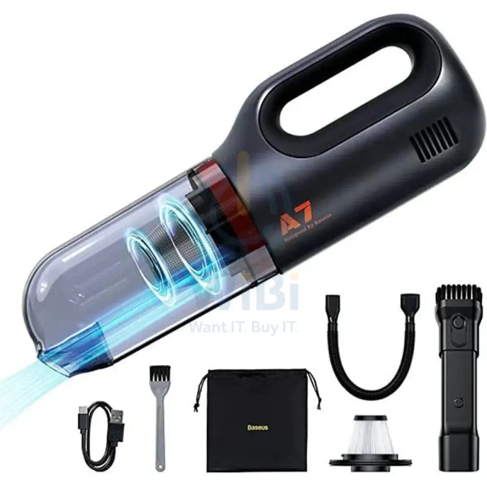 Baseus A7 Cordless Car Vacuum Cleaner – Dark Gray Accessories > Other Accessories