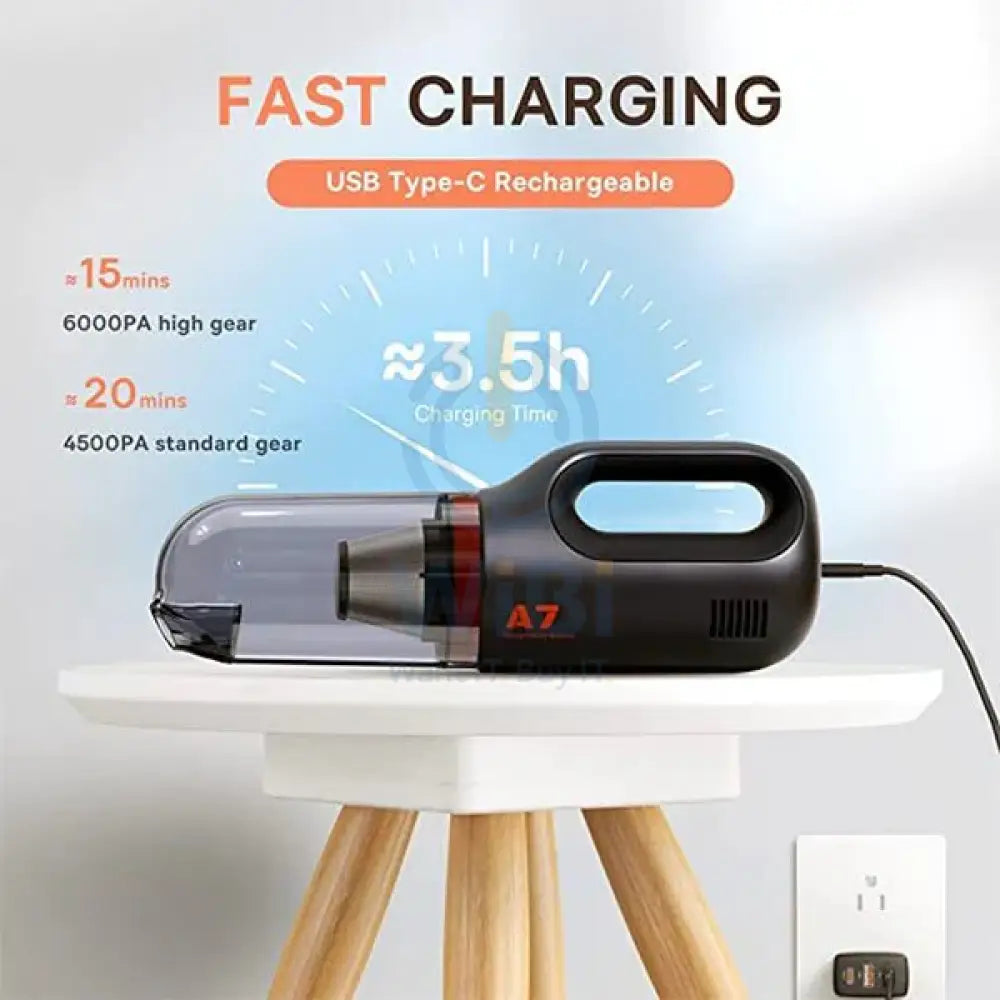 Baseus A7 Cordless Car Vacuum Cleaner – Dark Gray Accessories > Other Accessories