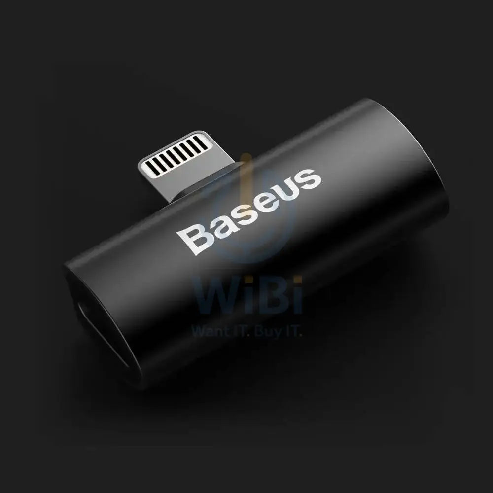 Baseus Audio Converter L46 Adapter from Lightning to 2x Lightning port – Black Accessories > Cables & Converters >