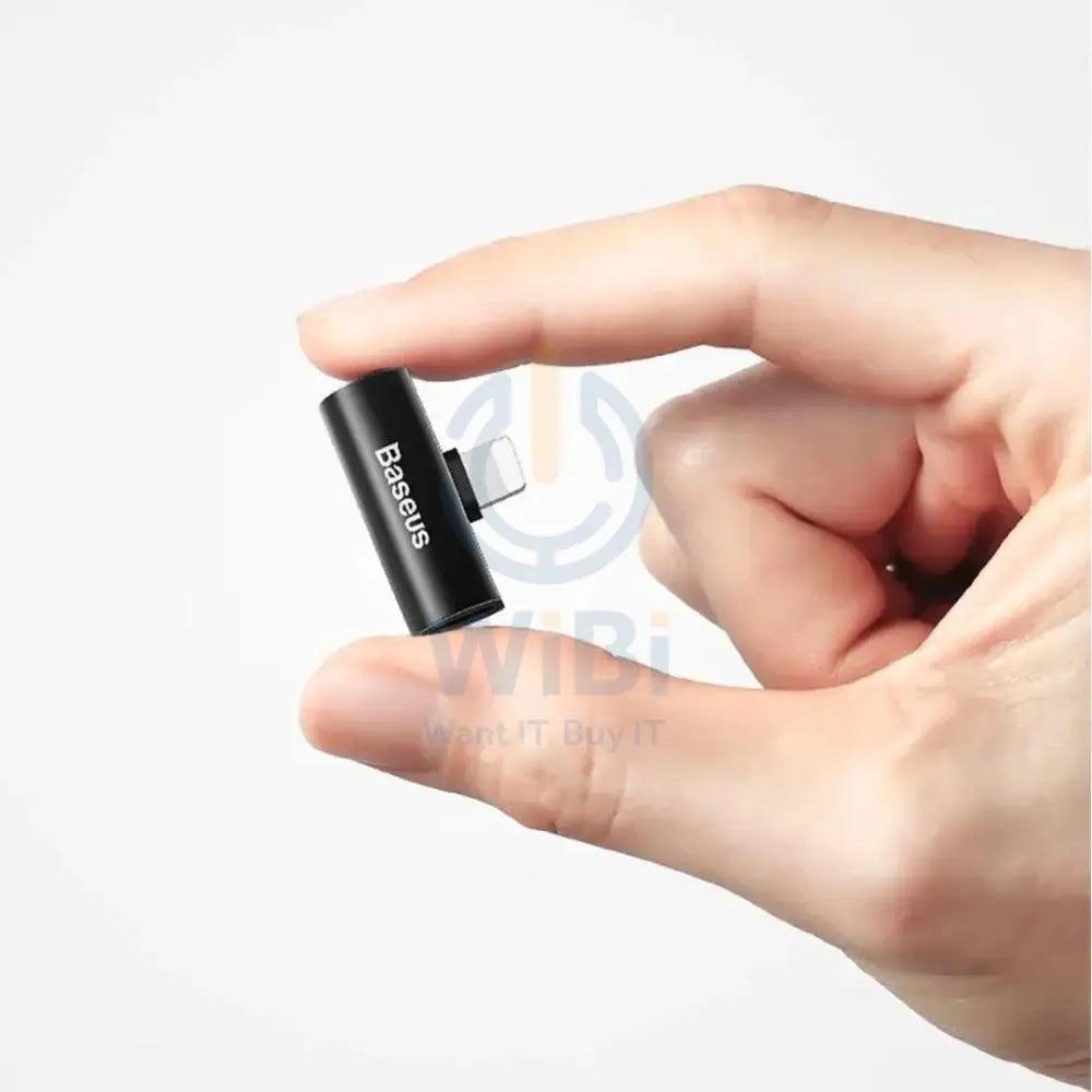 Baseus Audio Converter L46 Adapter from Lightning to 2x Lightning port – Black Accessories > Cables & Converters >
