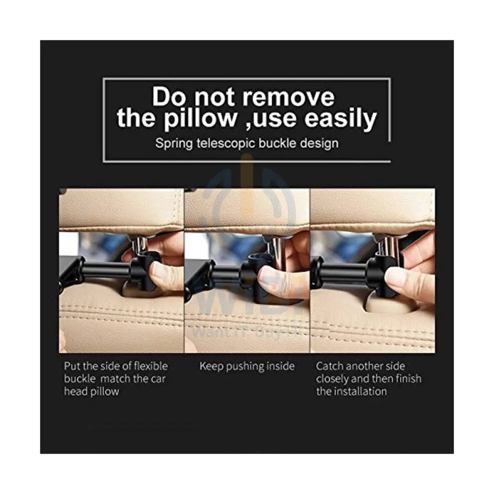 Baseus Back Seat Car Mount Holder - Car Mounts / Black