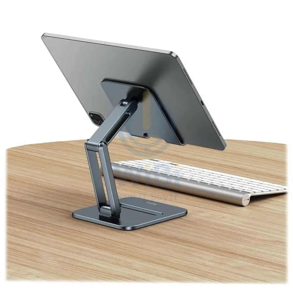 Baseus Biaxial Foldable Metal Desktop Stand For Tablets - Grey Accessories > Mobiles & Tablets > Mobiles