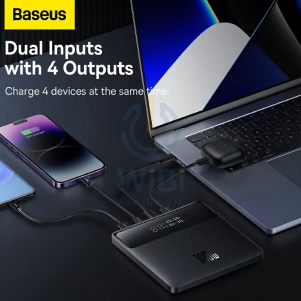 Baseus Blade Power Digital Display HD Edition Power Bank - 100W PD/ 20000mAh/ Black Accessories > Power Bank > Offer