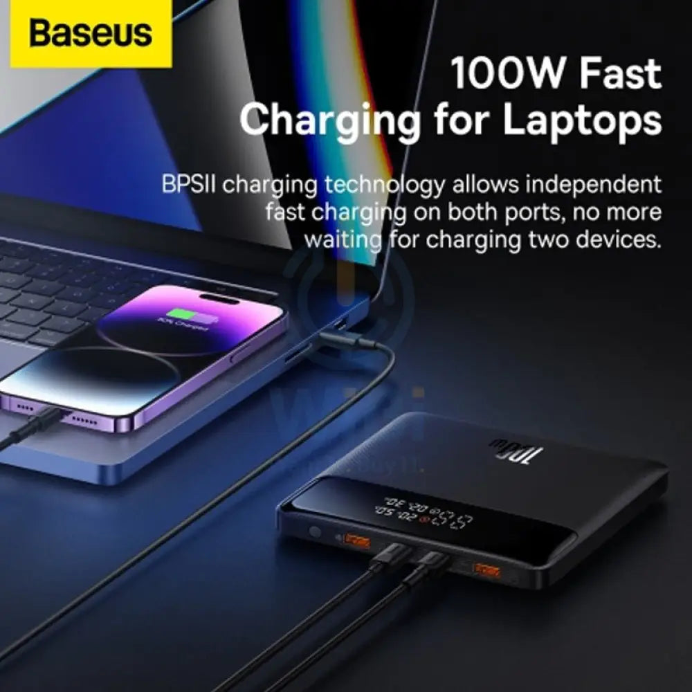 Baseus Blade Power Digital Display HD Edition Power Bank - 100W PD/ 20000mAh/ Black Accessories > Power Bank > Offer