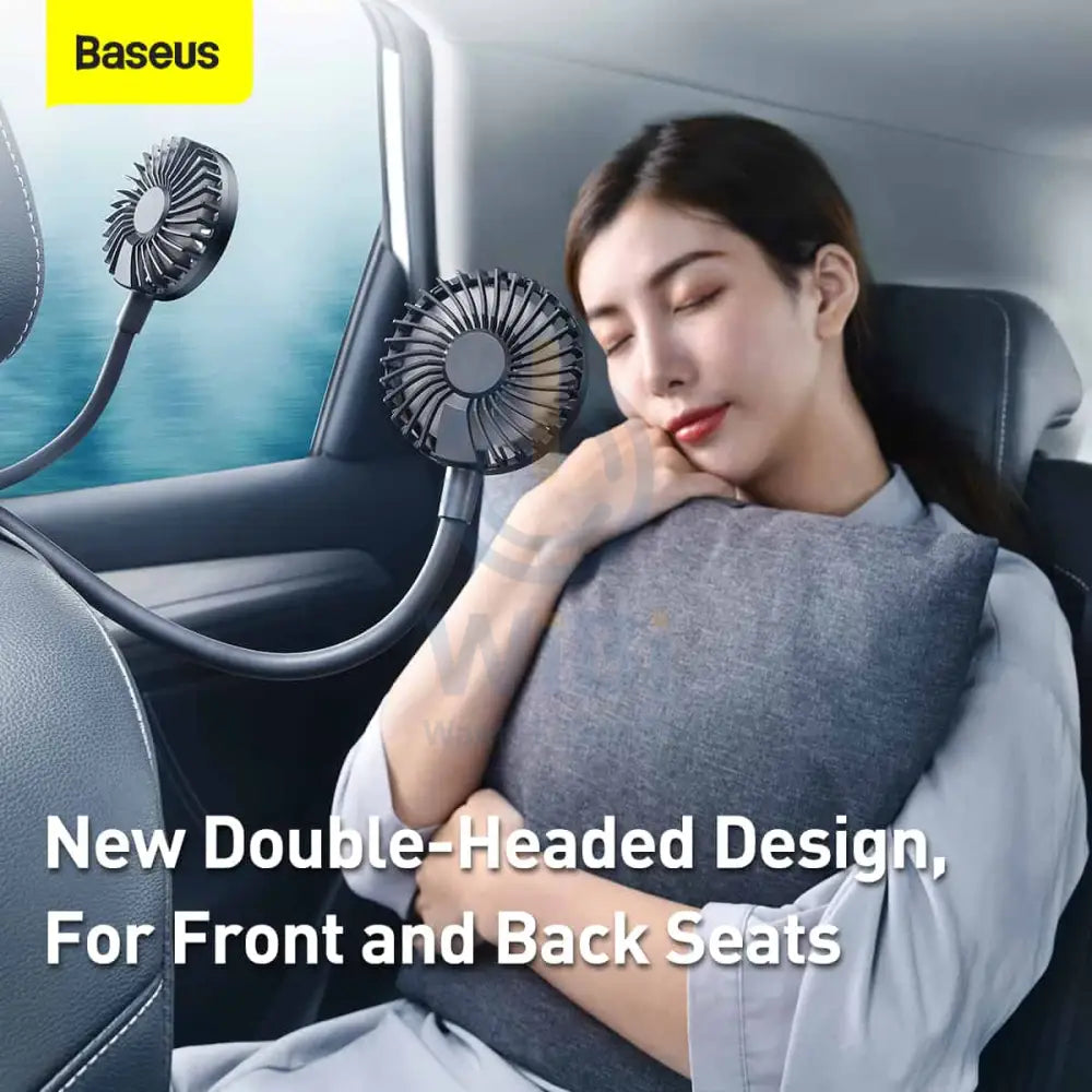 Baseus Blustery Car Two-Headed Vehicle Fan - Black Accessories > Other Accessories