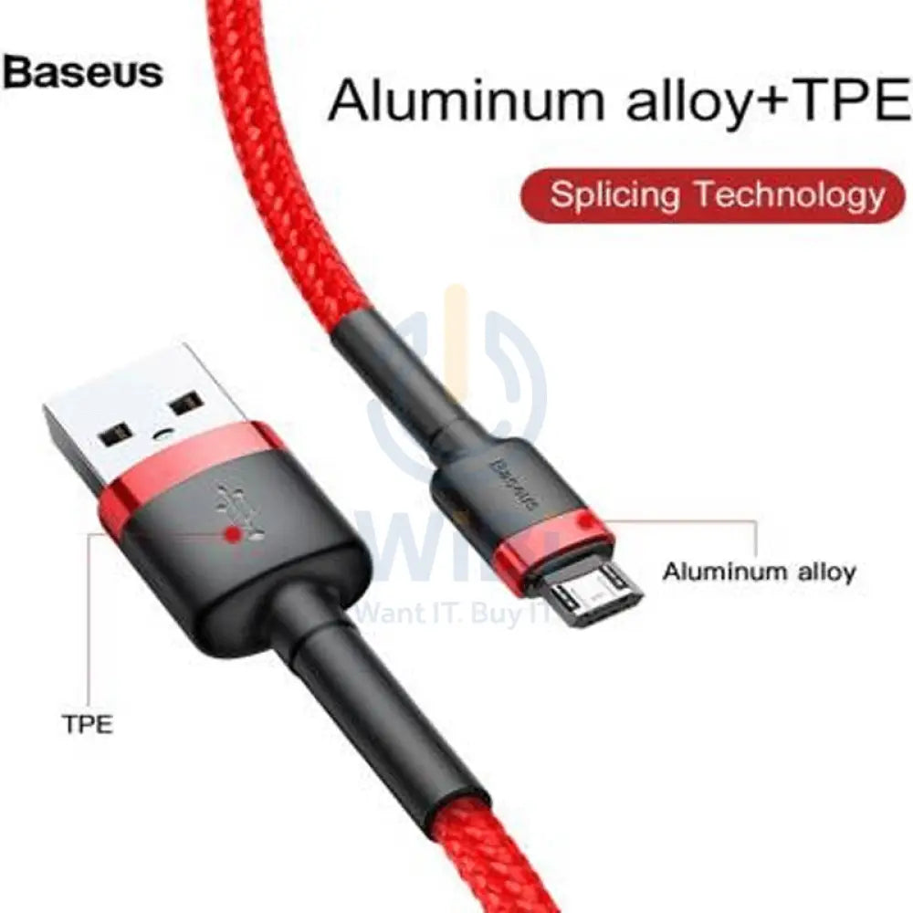 Baseus Cafule Micro-USB Cable - Black / 1 Meter Accessories > Cables & Converters > Cables > Offer Zone
