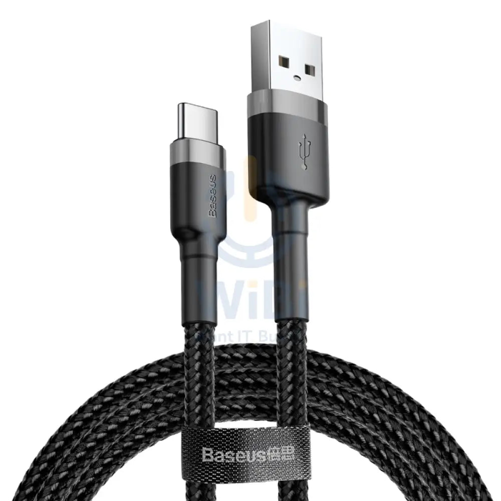 Baseus Cafule Type-C Charging Cable - 3 Meter / 2A / Black Accessories > Cables & Converters > Cables
