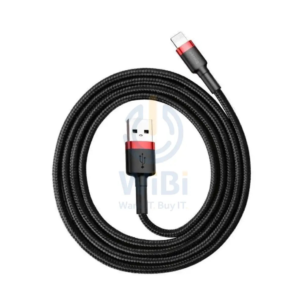 Baseus Cafule USB to Lightning Cable - 2 Meters / Red/Black Accessories > Cables & Converters > Cables