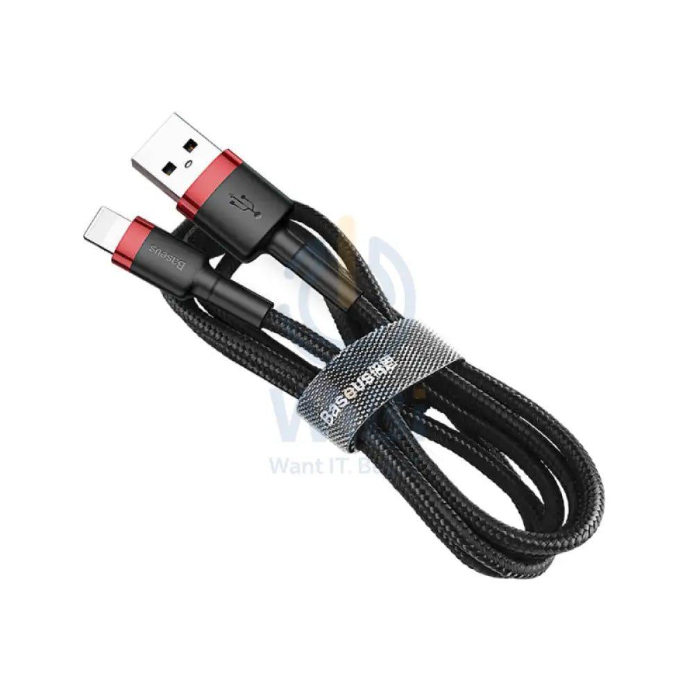 Baseus Cafule USB to Lightning Cable - 2 Meters / Red/Black Accessories > Cables & Converters > Cables