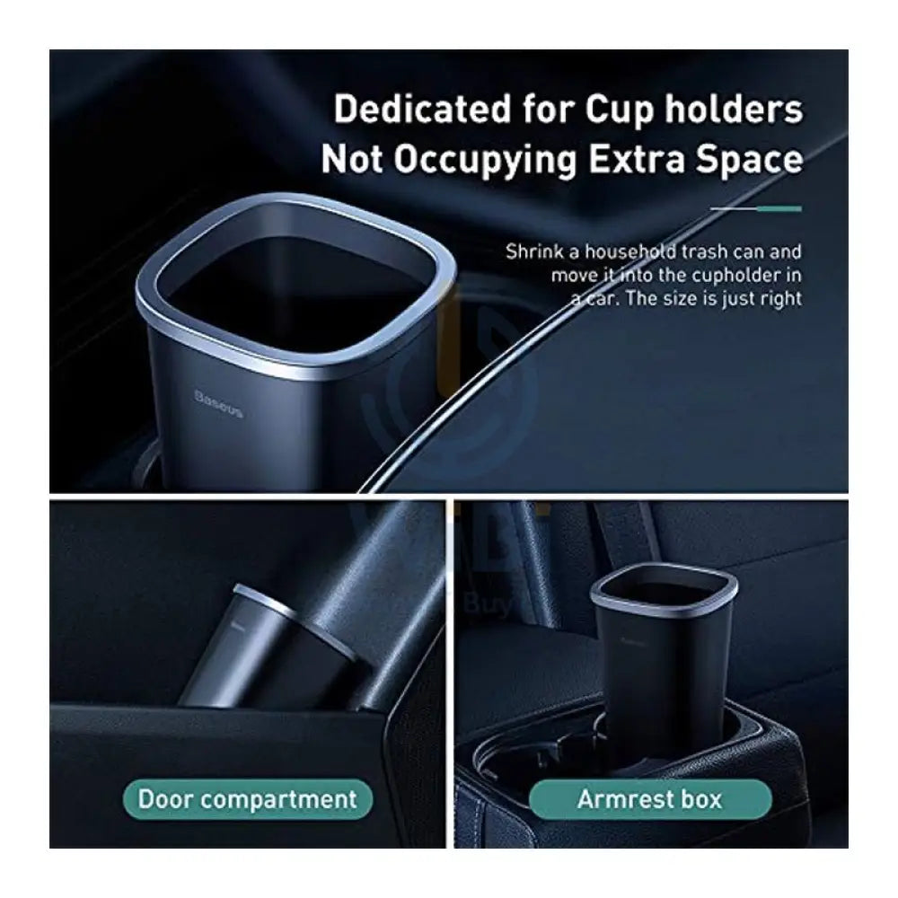 Baseus Car Trash Bin Auto Organizer Car Trash Can - 800 ml / Black