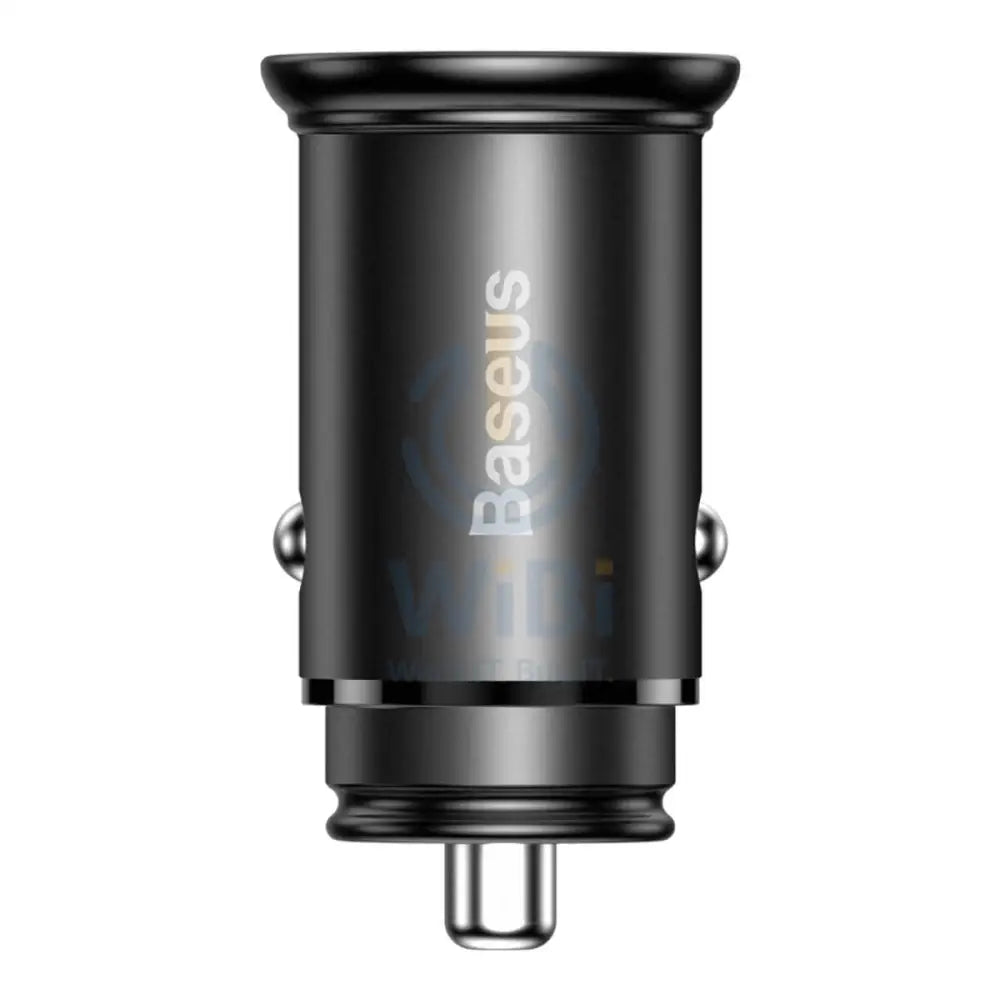 Baseus Circular Metal Pps Quick Charger Car Charger 30W - Black Accessories > Power Adapters
