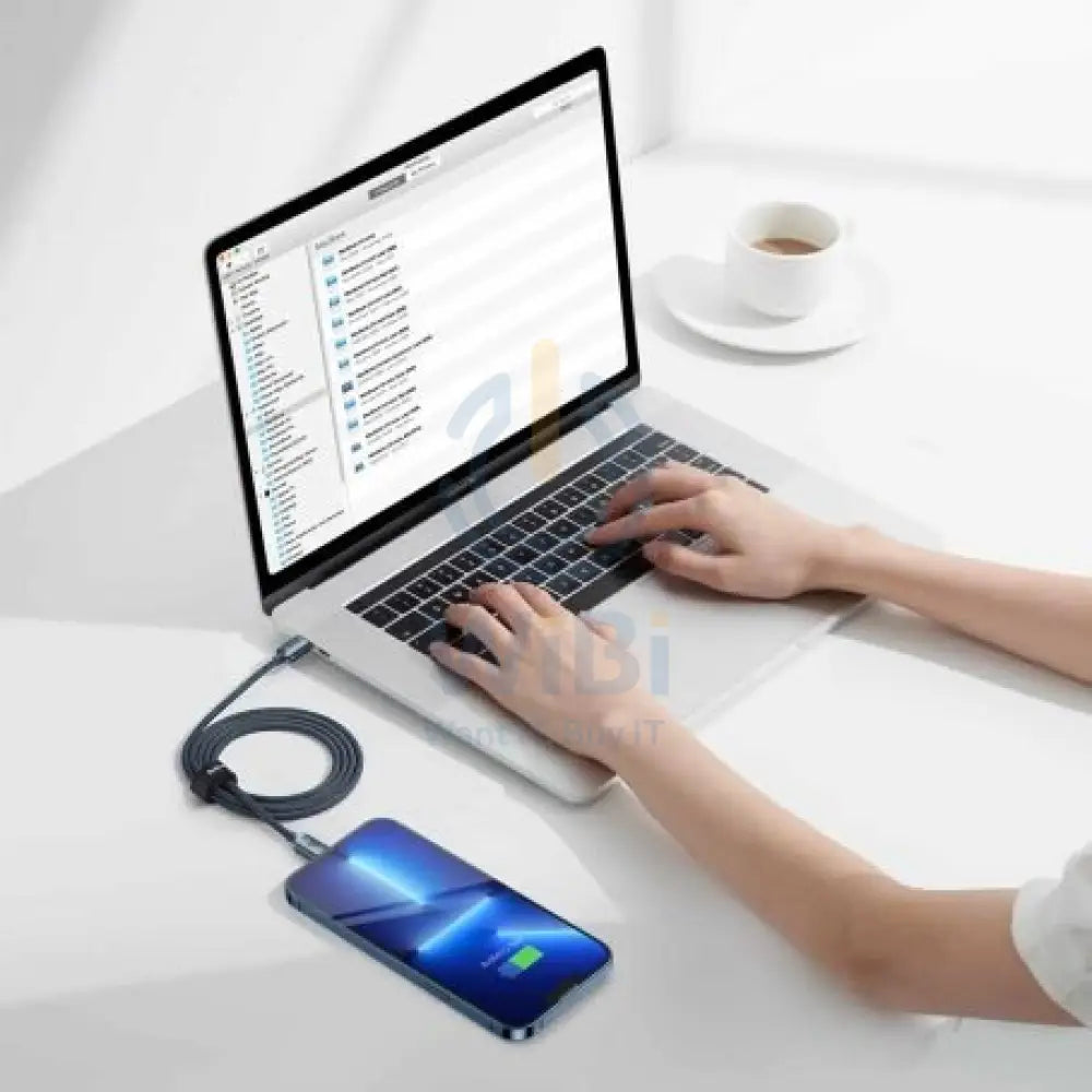 Baseus Crystal Shine Cable Type-C To Lightning Fast Charging Cable - 20W - 1.2M / Blue Accessories > Cables &