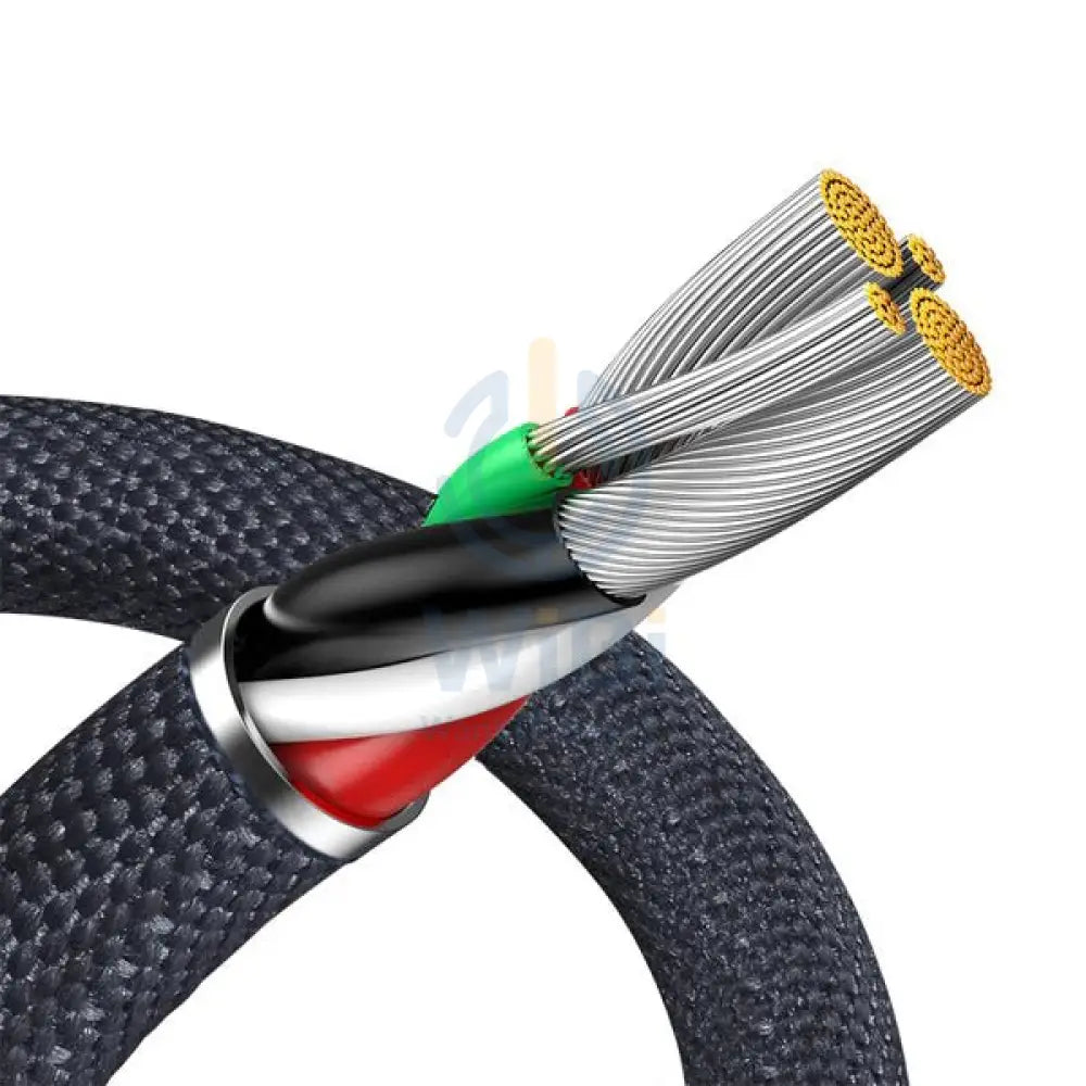 Baseus Crystal Shine Cable Type-C To Lightning Fast Charging Cable - 20W / 2M / Black Accessories > Cables & Converters
