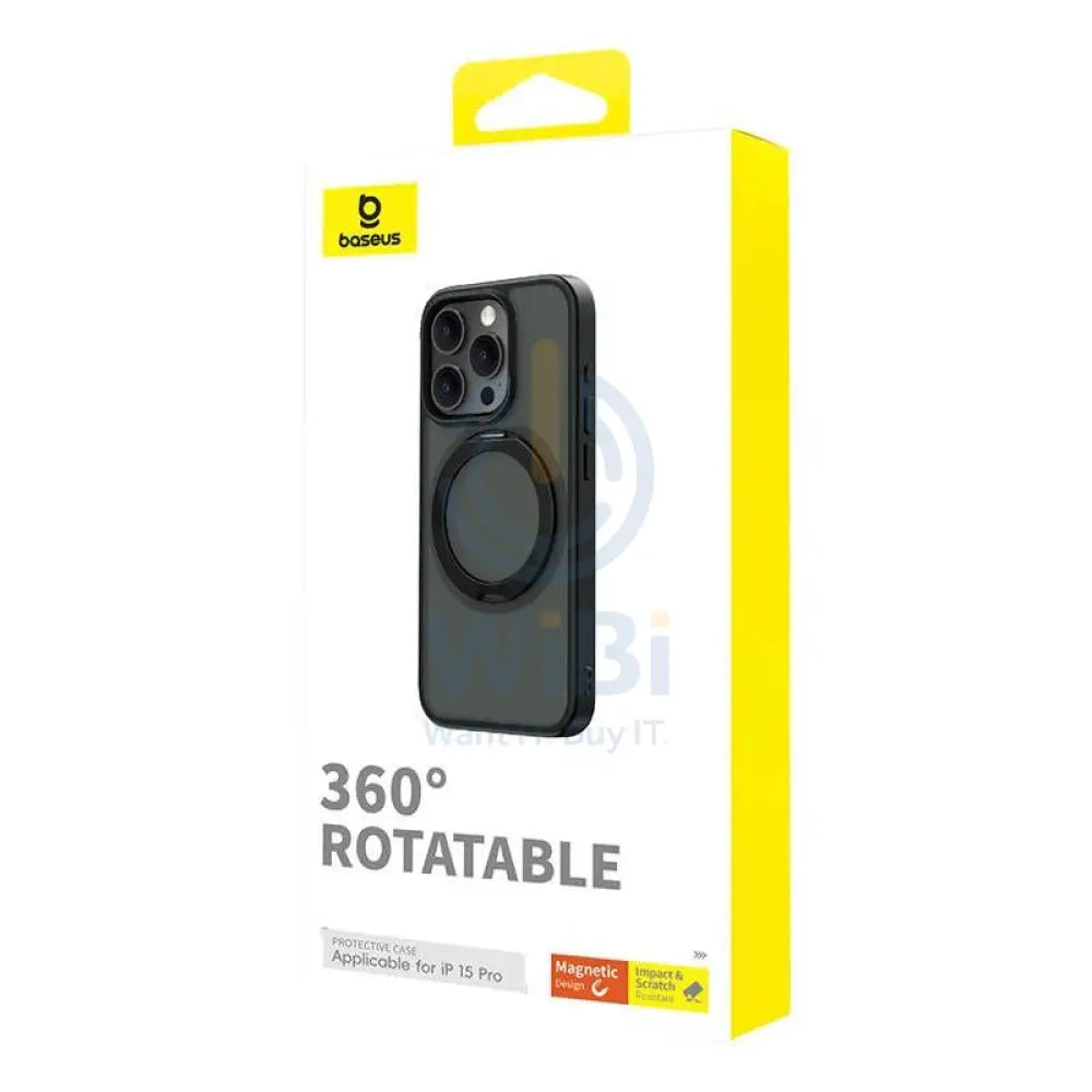 Baseus CyberLoop Series Magnetic Case for iPhone 15 Pro - Frosted Black Accessories > Mobiles & Tablets > Mobiles >