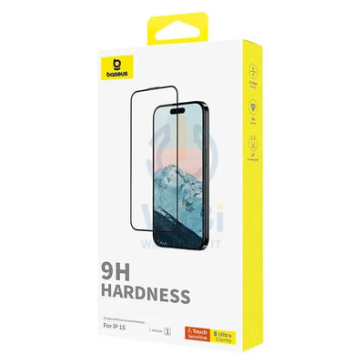 Baseus Diamond Series Full Coverage Glass Screen Protector - Apple iPhone 15 / Clear Accessories > Mobiles & Tablets >