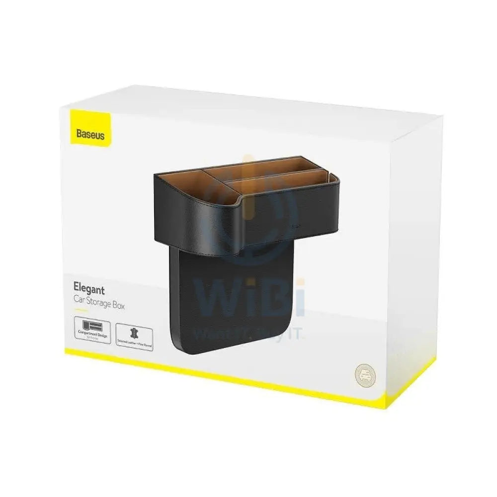 Baseus Elegant Car Storage Box - Black