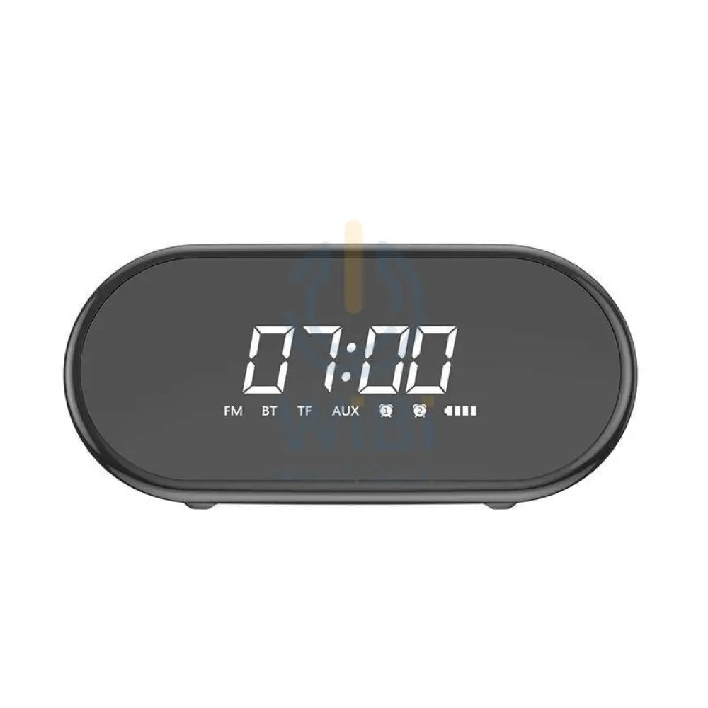 Baseus Encok E09 Wireless Speaker With Alarm Clock - Bluetooth / Black