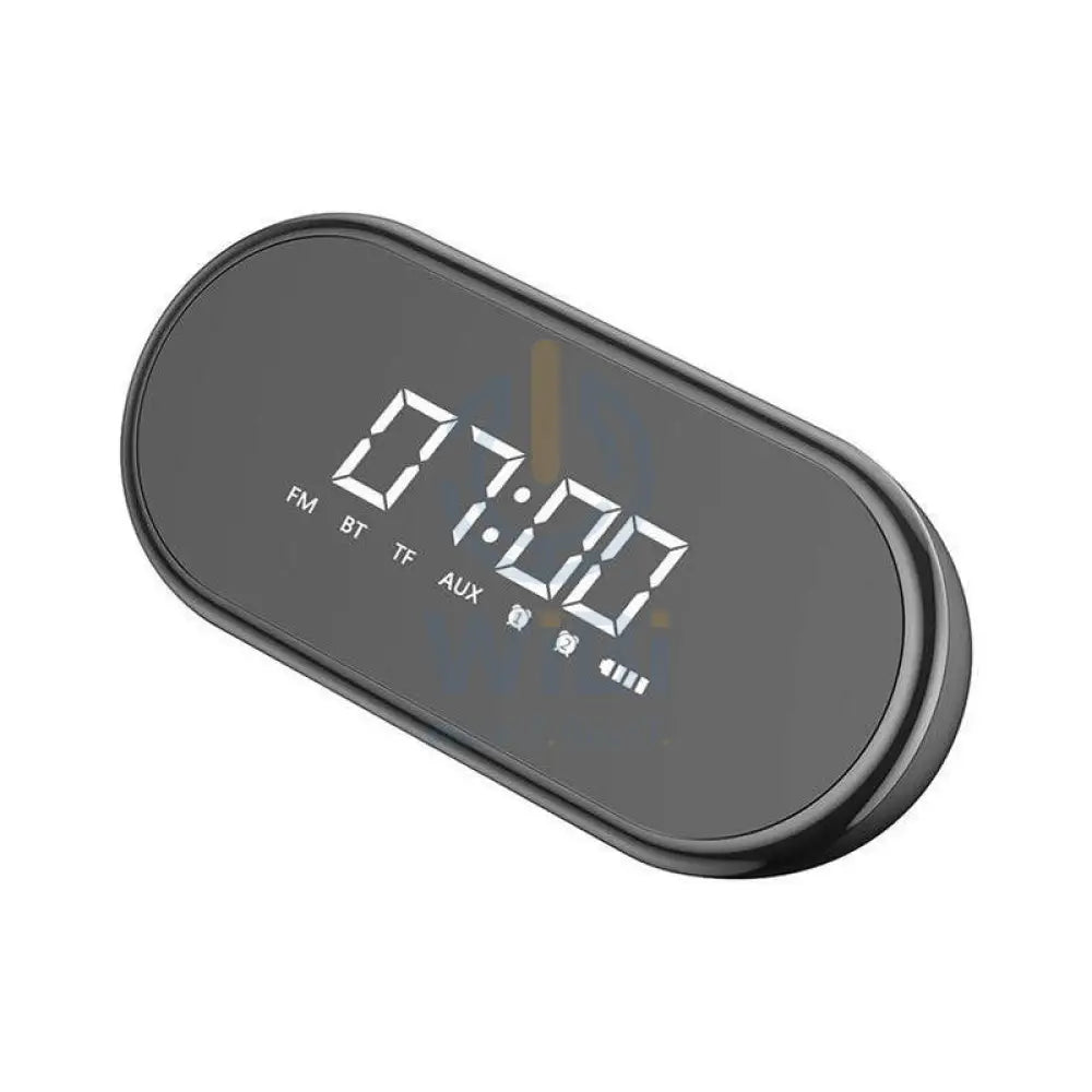 Baseus Encok E09 Wireless Speaker With Alarm Clock - Bluetooth / Black