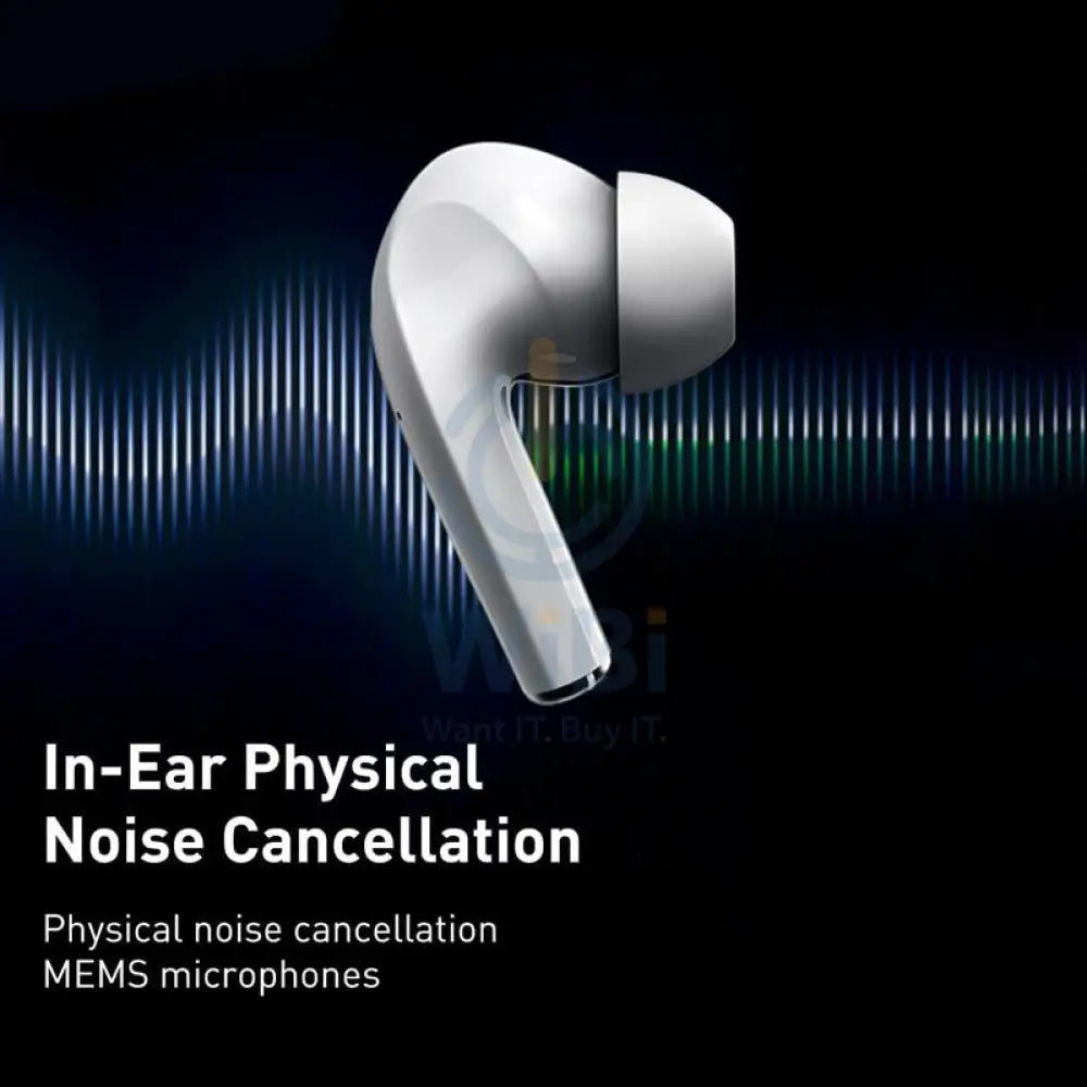 Baseus Encok True Wireless Earphones W3 - White Accessories > Audio > Headphones