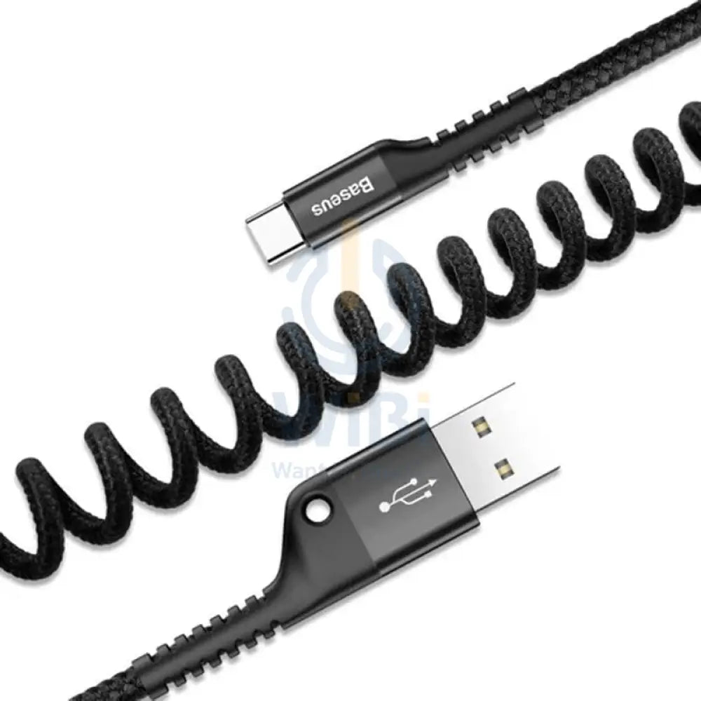 Baseus Fish Eye Spring Data Cable USB For Type-C Accessories > Cables & Converters > Cables